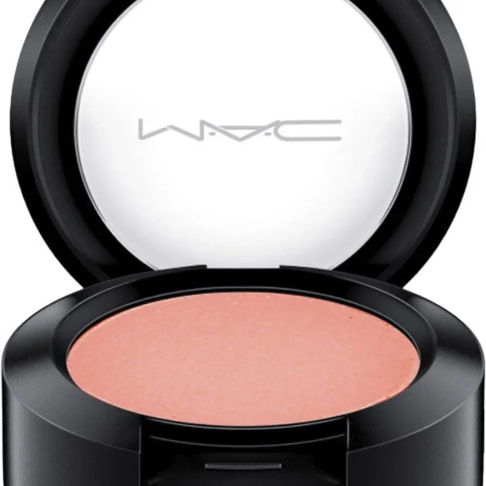 MAC SHELL PEACH eyeshadow NIB Satin neutral nude pink coral natural